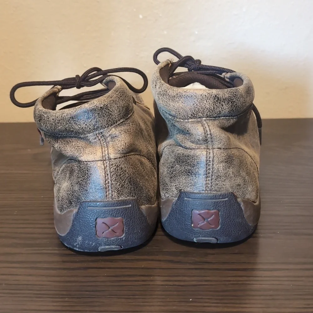Twisted X Brown Chukka Boots with Moccasin Toe